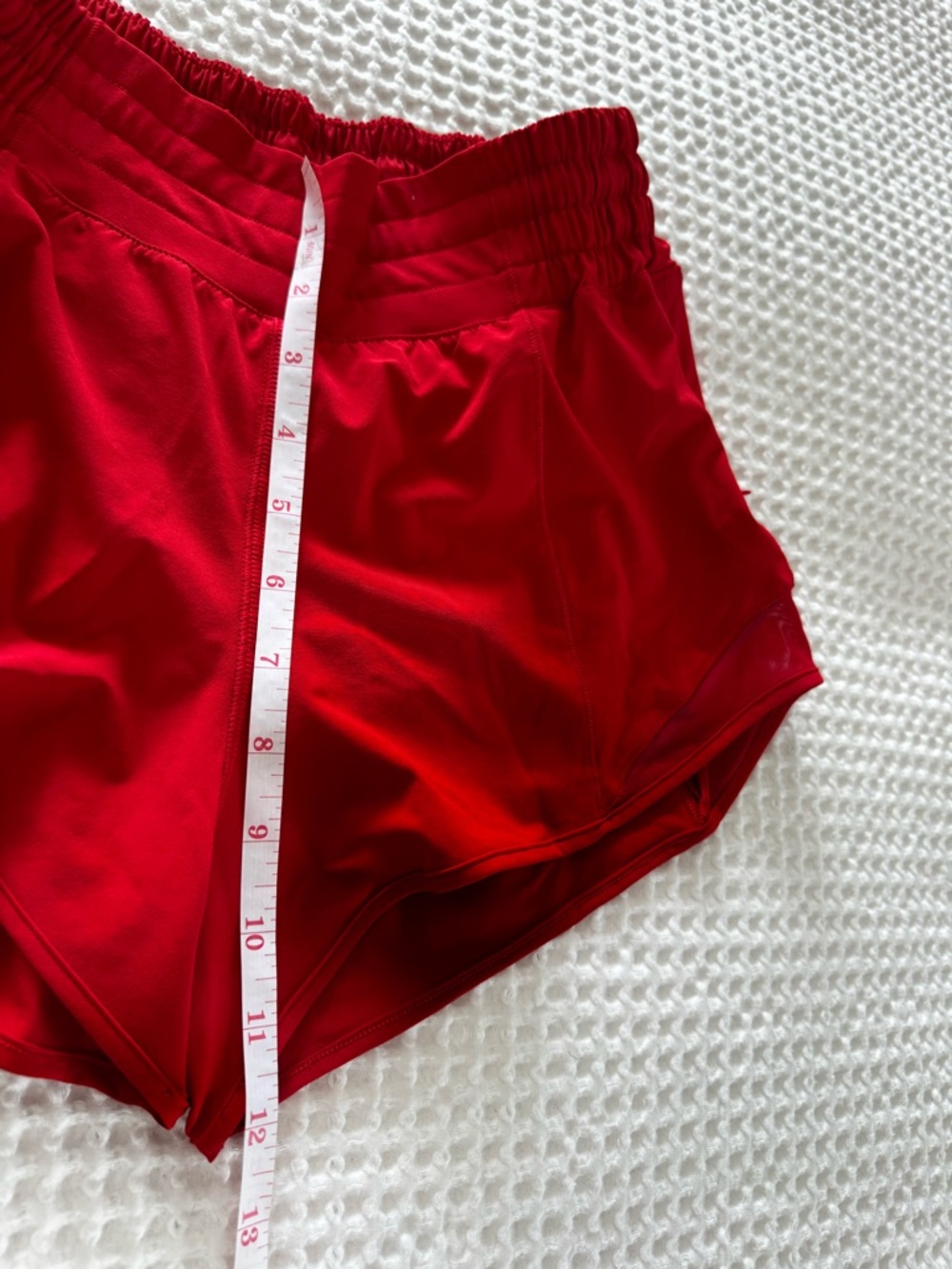 lululemon athletica Red Split-Hem Athletic Shorts - Picture 4 of 4